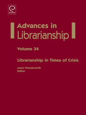 cover image of Advances in Librarianship, Volume 34